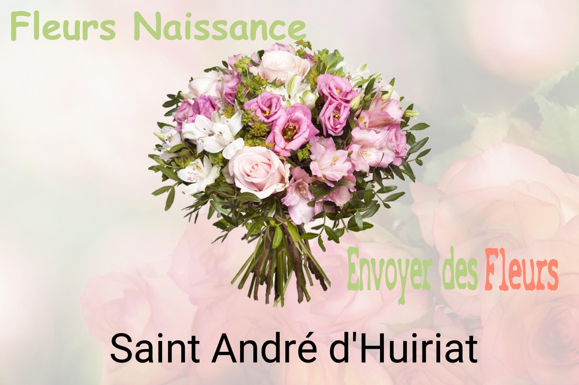 Bouquet de fleurs de naissance livré à Saint-André-d'Huiriat